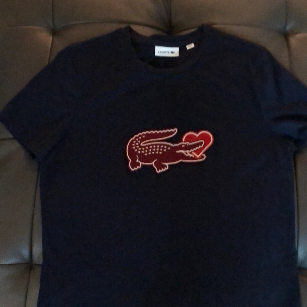 Lacoste Croc/Heart Tee